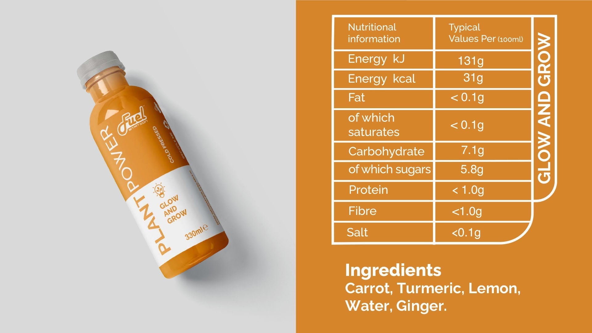 Glow & Grow 330ml Juice