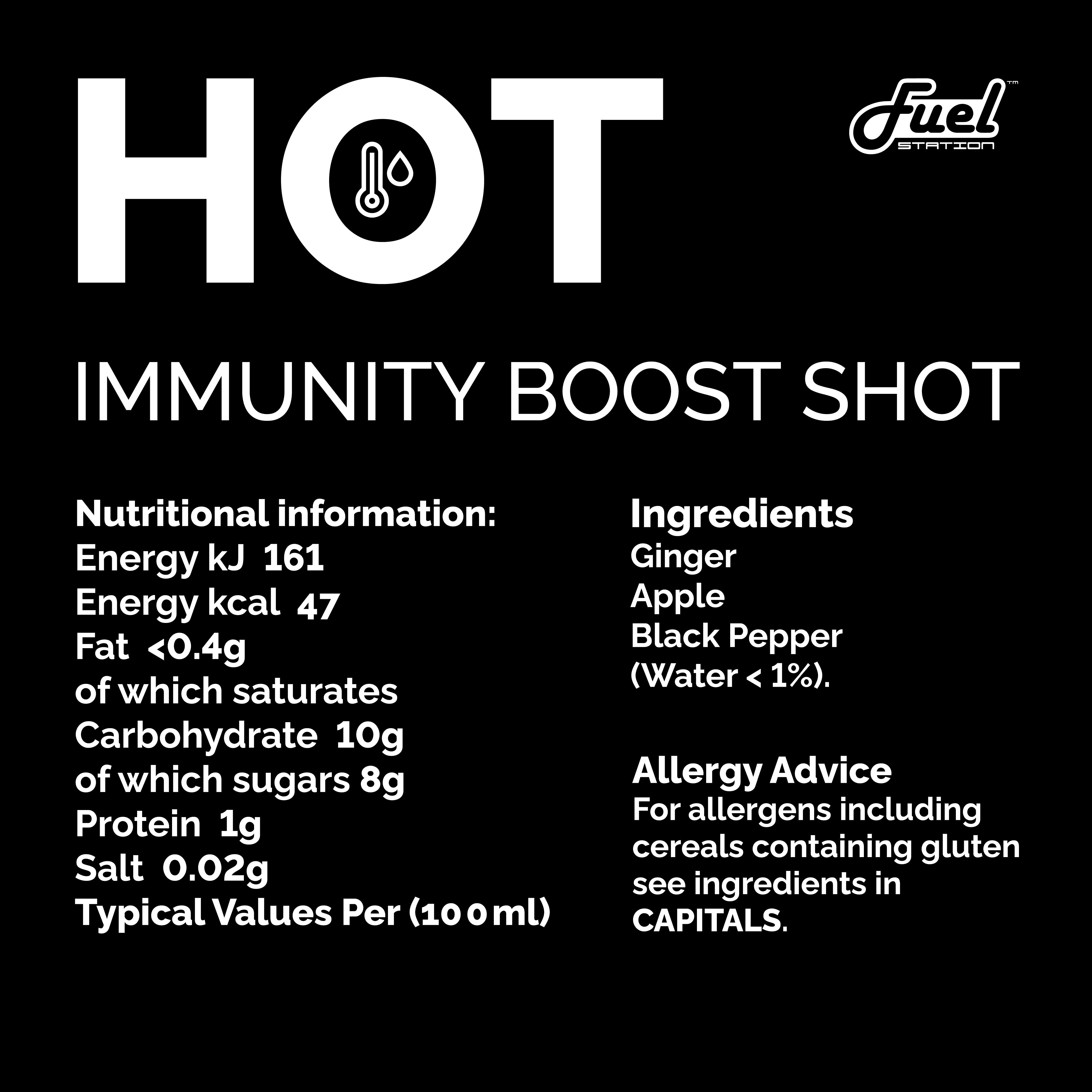 Ginger Hot Shots - 16g Per Shot